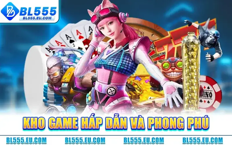Kho game 2.800 tựa cuốn hút, update liên tục